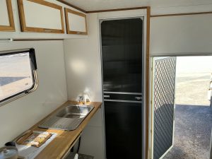 Gooseneck Trailer and Camper Van